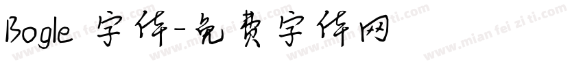 Bogle 字体字体转换